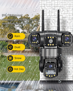 360° 4G Smart Triple Lens CCTV