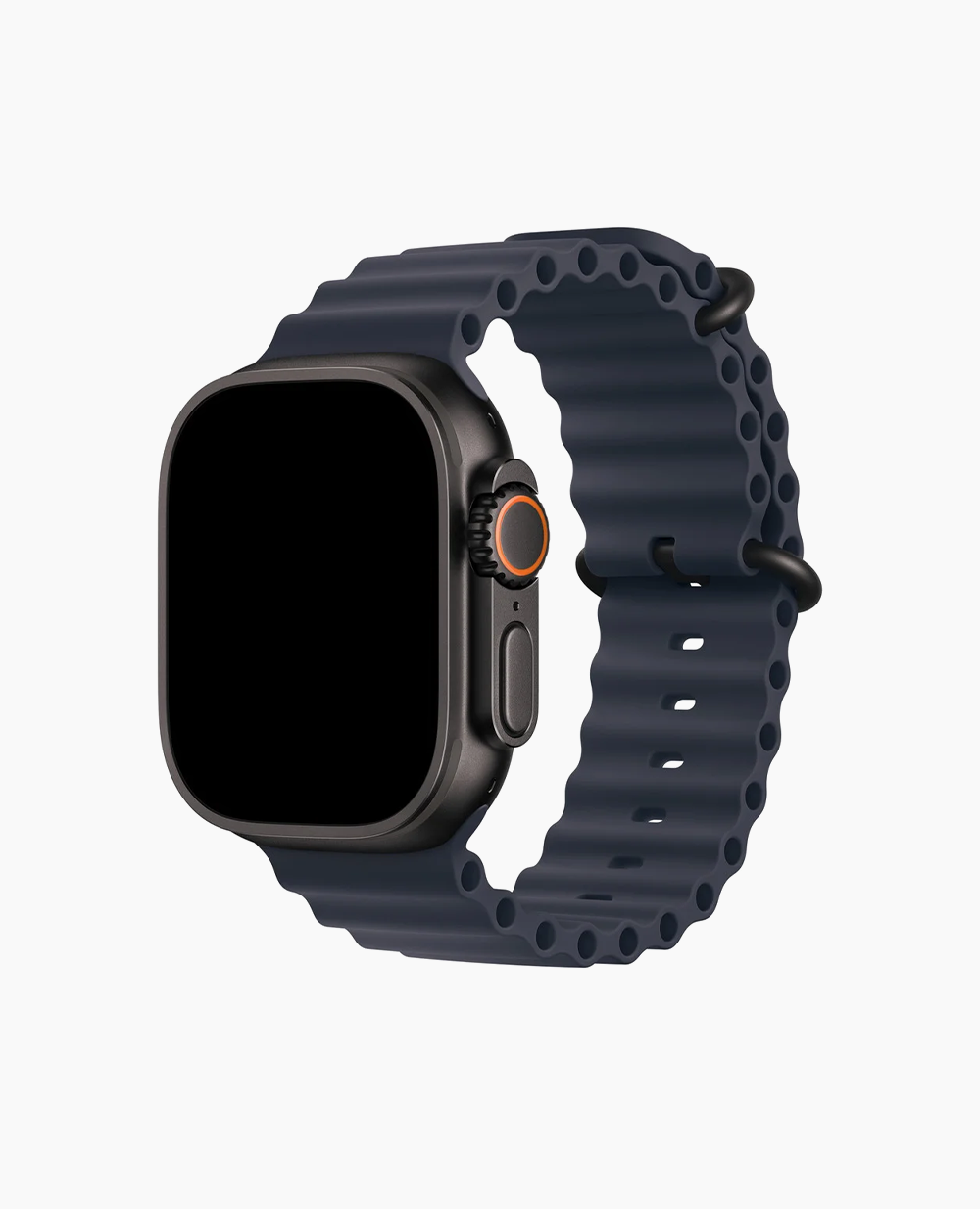 Anchor Blue Ocean Band - Black Titanium Finish