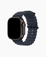 Anchor Blue Ocean Band - Black Titanium Finish