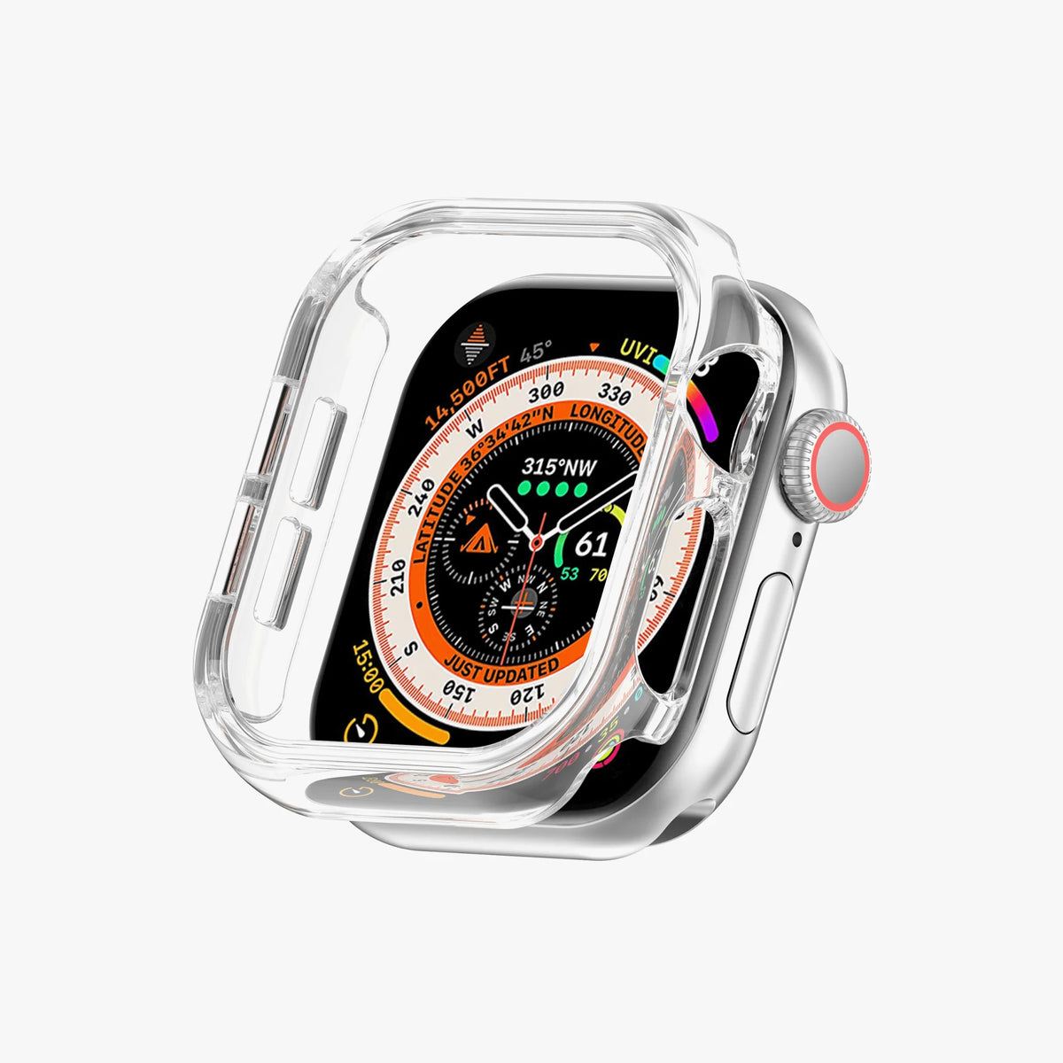 Apple Watch Protective Hard Case - Clear 44 MM