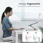 Carbon Steel Laptop Stand with 360 Rotating
