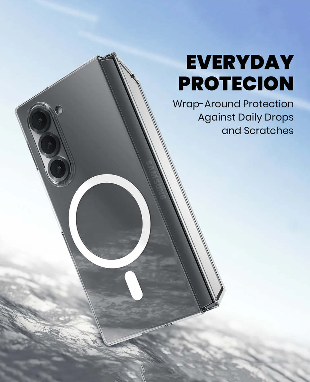 Anti-Yellow Magsafe Clear Case Samsung Z Fold 5