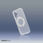 Spacething Marsix 360° Stand Case for iPhone 17 - Clear