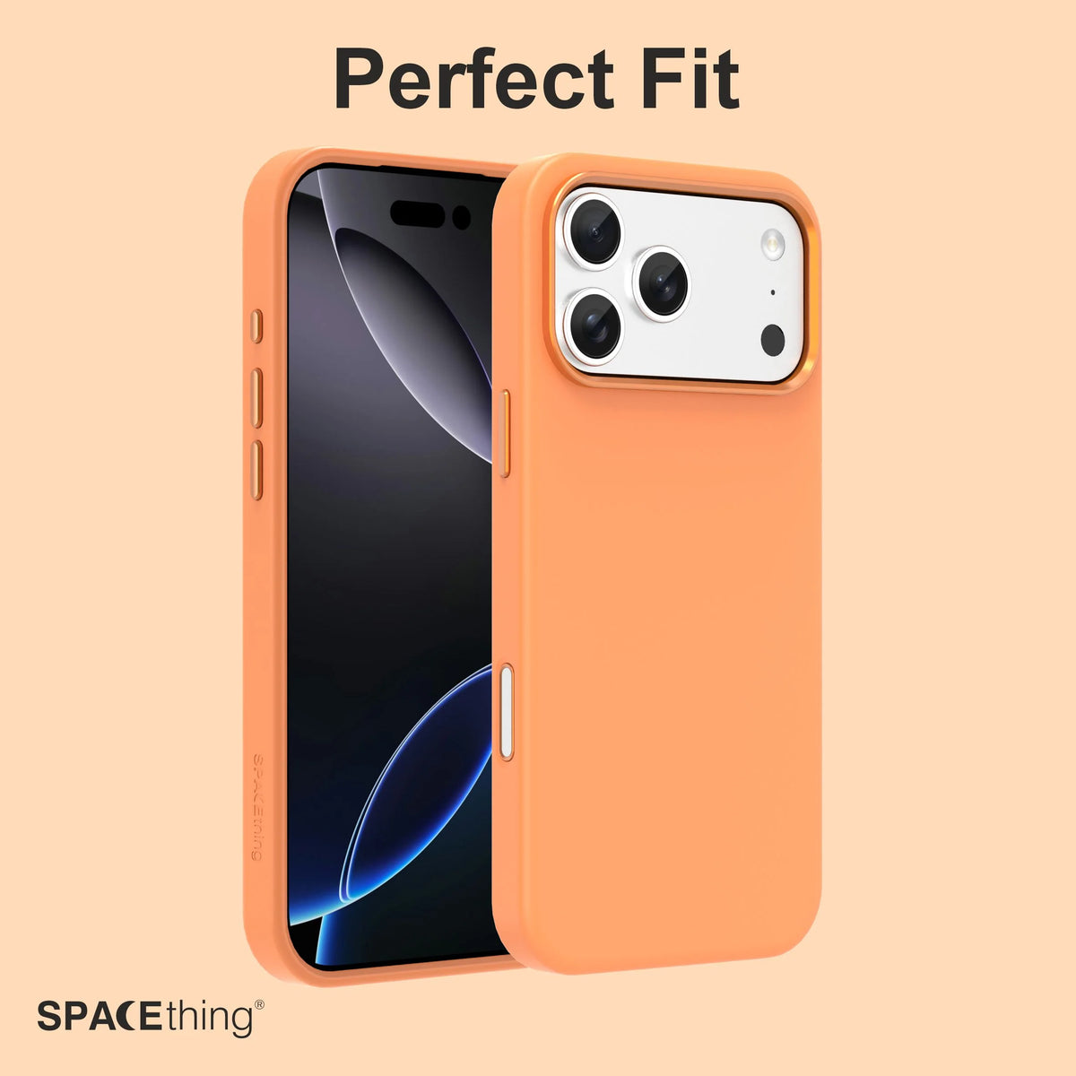 Spacething Smoothie MagSafe Case iPhone 17 Pro – Orange