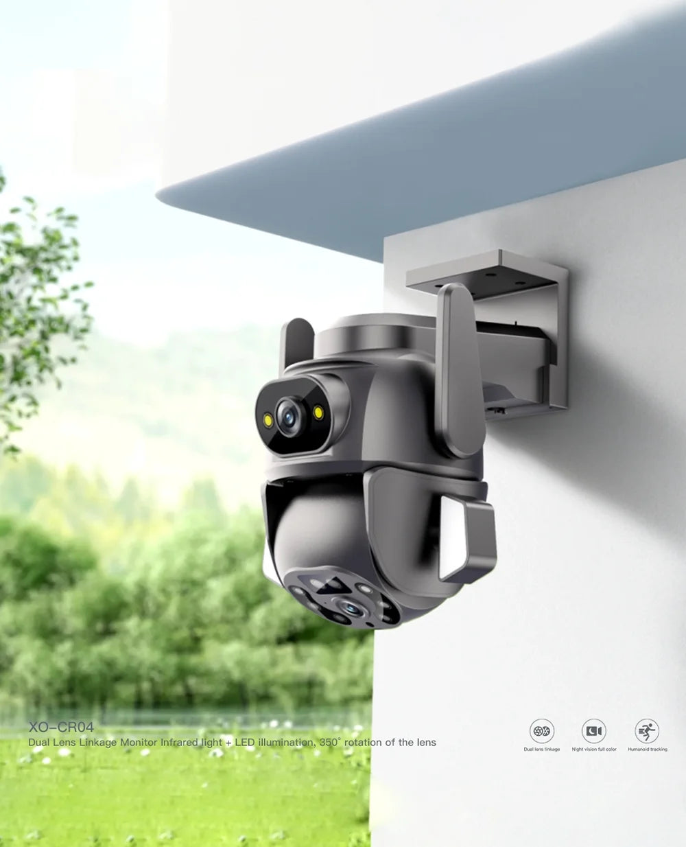 360° Home Security Wi-fi DUAL Smart CCTV Camera
