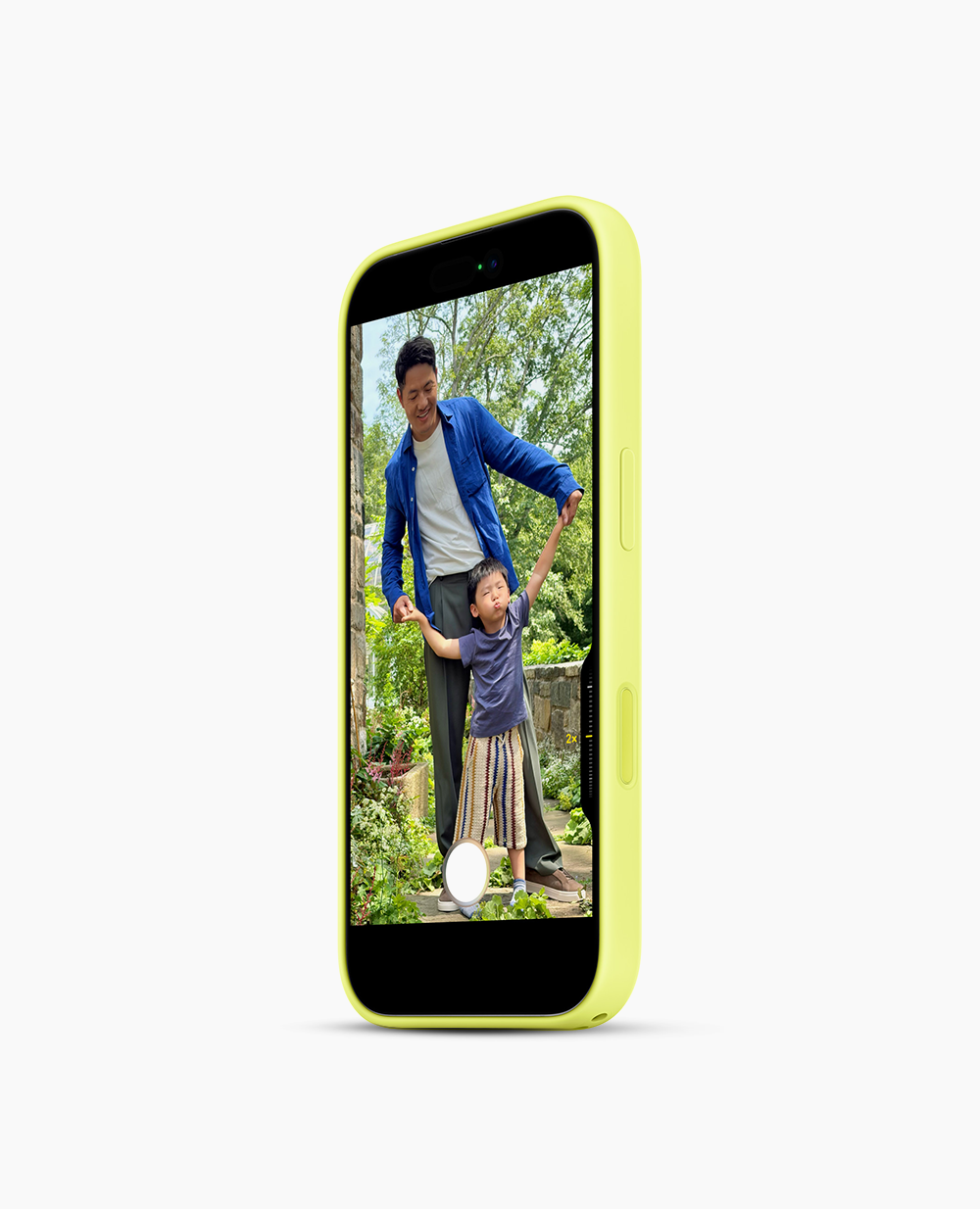 Apple Silicone Case with MagSafe - Neon Yellow iPhone 17