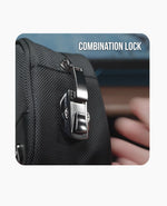 Black Vault Tech Kit Organiser Bag with lock