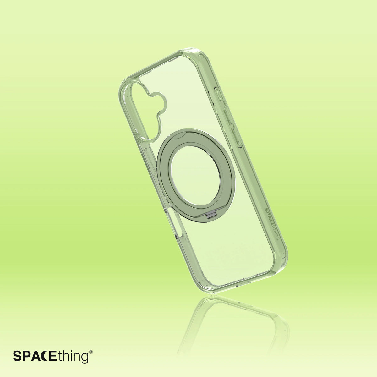 Spacething Marsix 360° Stand Case for iPhone 17- Green