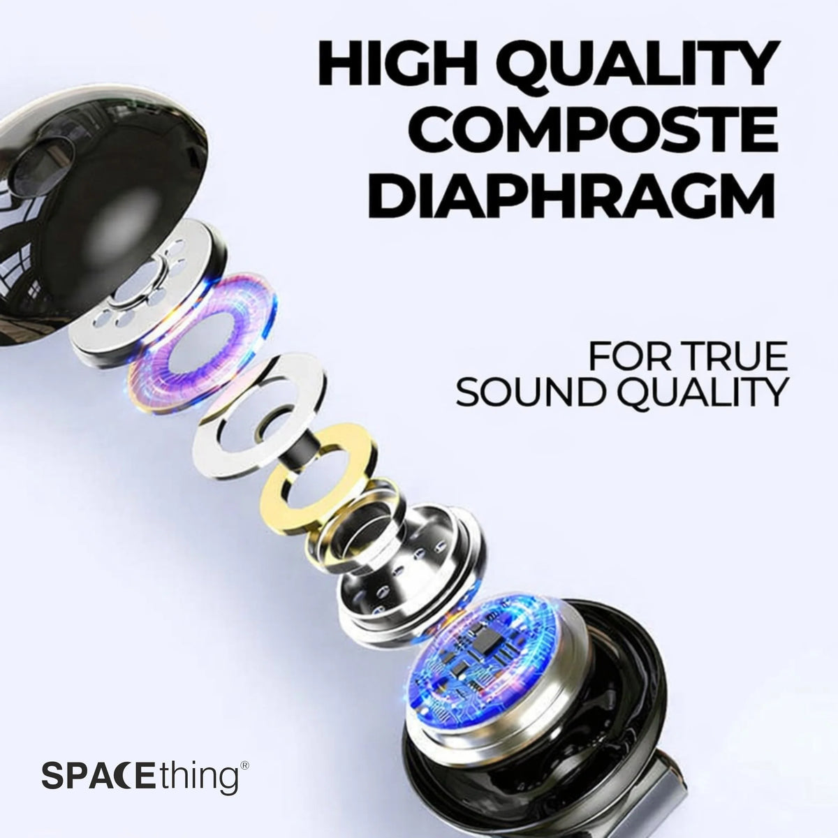 Spacething Stereo Pro Earphone – Black