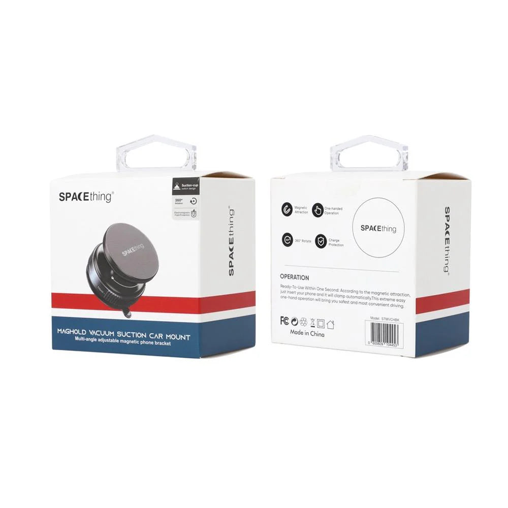 Spacething Maghold Vacuum Car Holder - Grey
