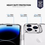 Premium Clear Case with Aluminium Stand iPhone 14 Pro