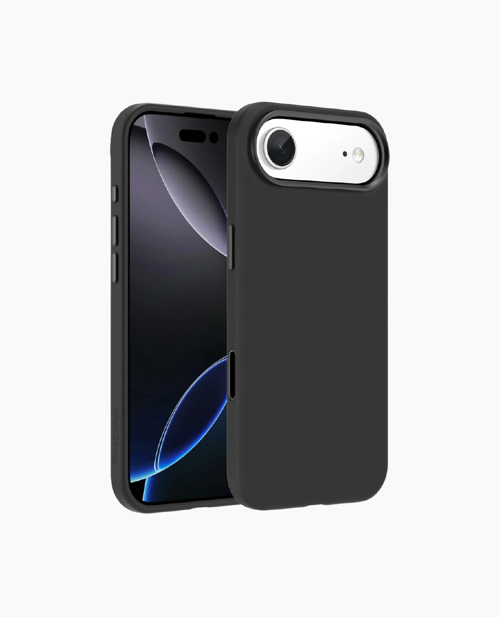Spacething Smoothie Silicone Case for iPhone 17 Air - Black
