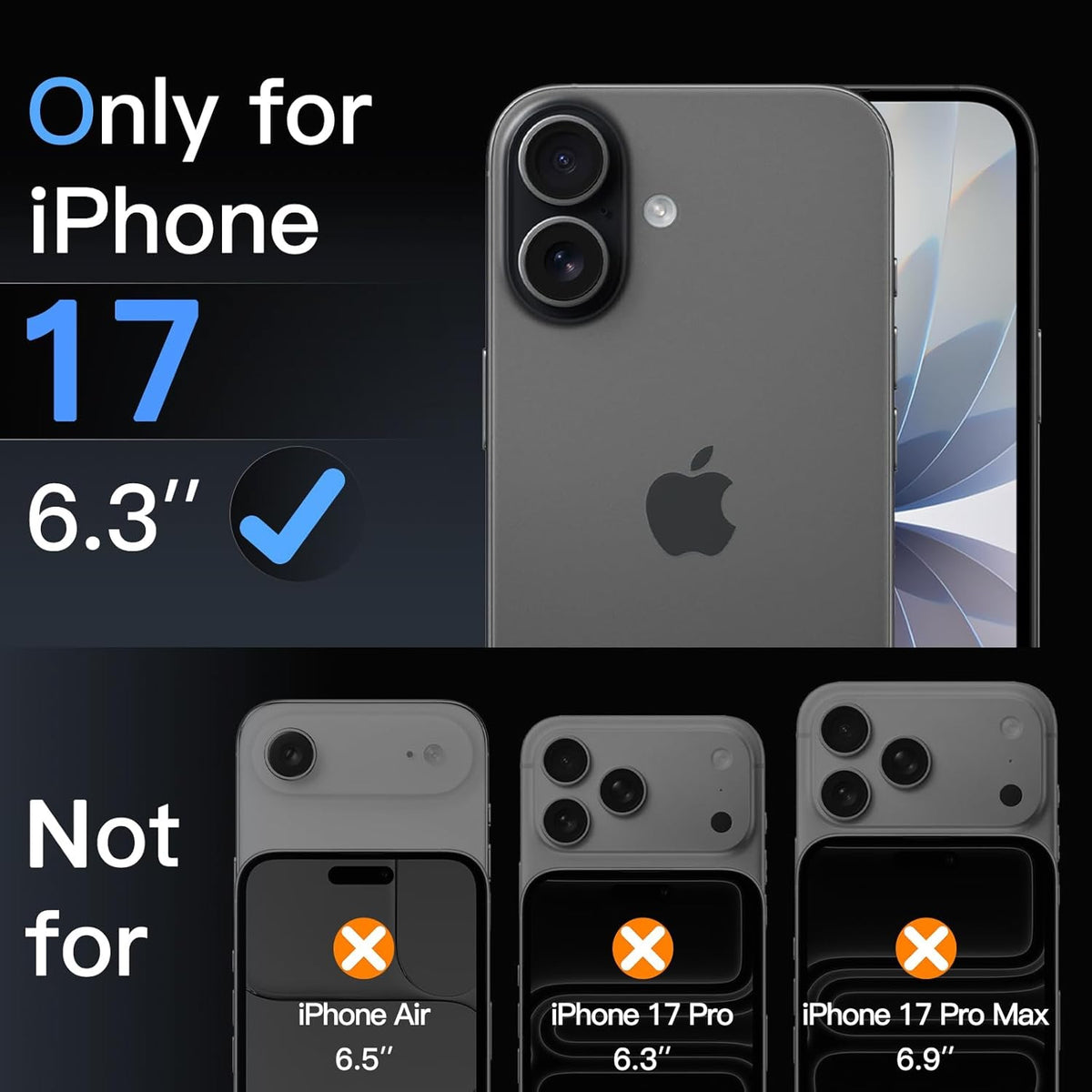 IceGuard Full Camera Metal Protector for iPhone 17 - Blue