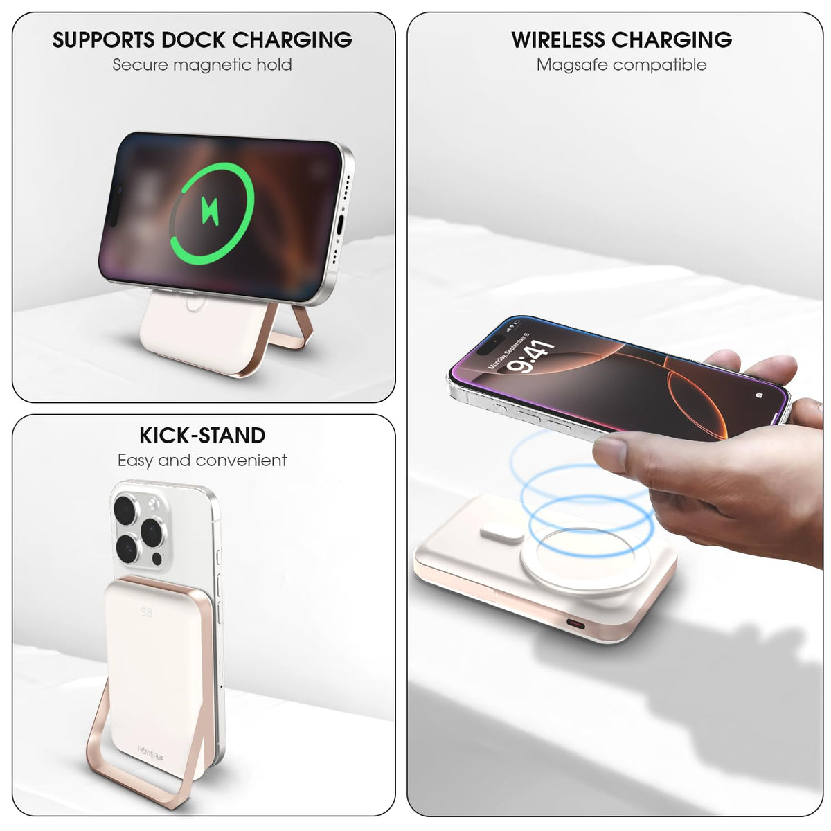 POWERUP PowerMag Stand 10000mAh MagSafe Power Bank
