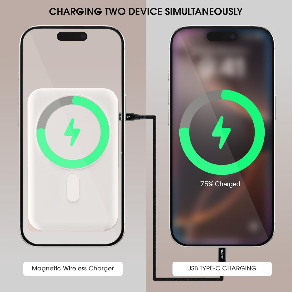 POWERUP PowerMag Stand 10000mAh MagSafe Power Bank