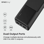 Spacething Milos 20000 mAh PD 22.5W Power Bank - Blue