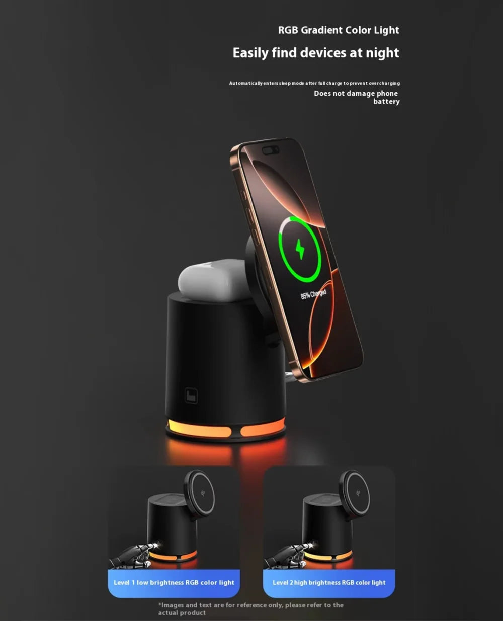 4-in-1 Fast Charging Wireless Charger