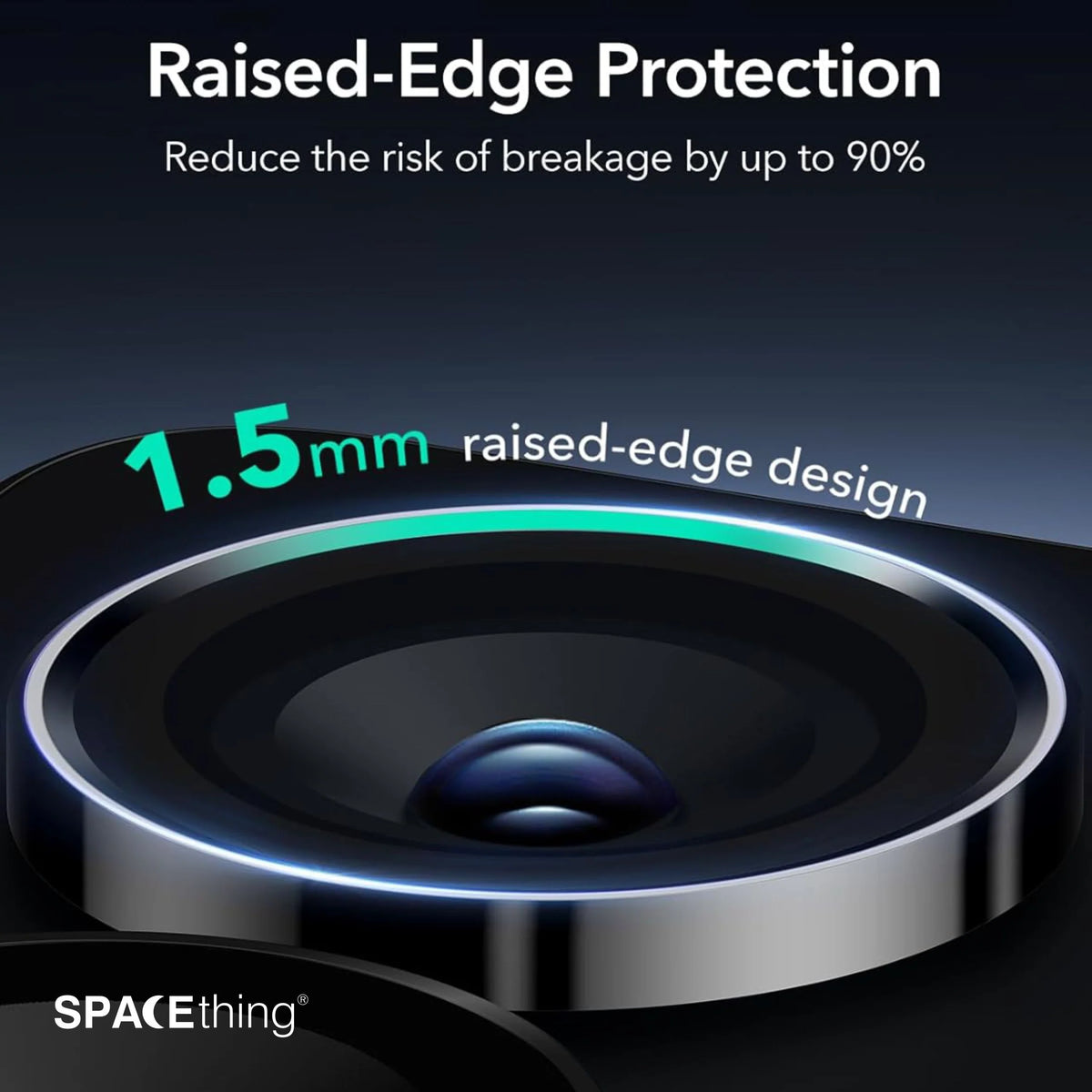Spacething Samsung S26 Ultra Supreme Clear Camera Lens - Clear