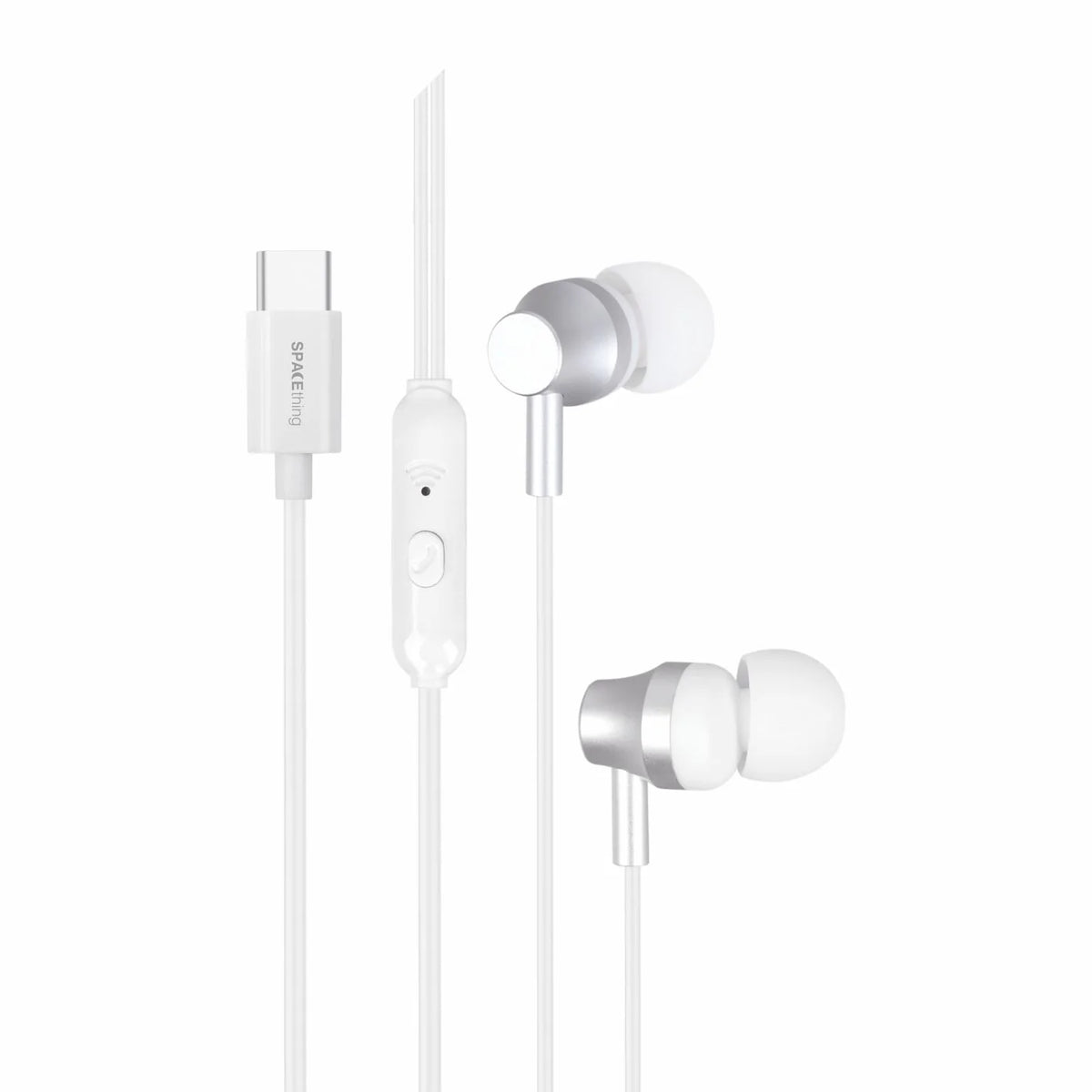 Spacething Veria Tune Type-C Earphone - Silver