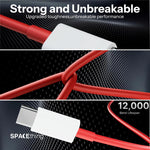 Spacething SuperVOOC 100W USB-A to Type-C Multi-Protocol Cable - Red
