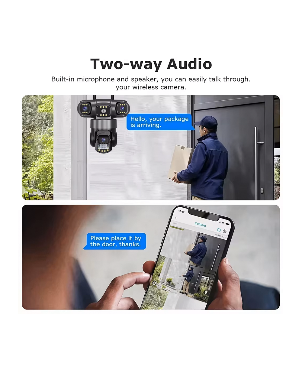 360° 4G Smart Triple Lens CCTV