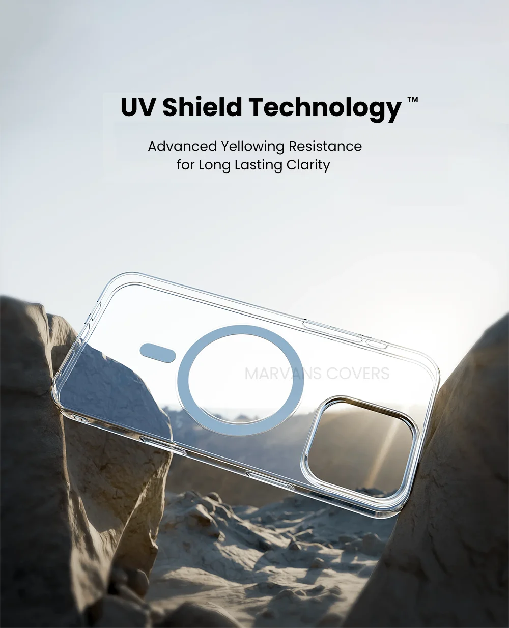 Anti-Yellow Magsafe Clear Case iPhone 17 Pro Max