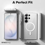 Spacething Minimal MagSafe Case - Clear Samsung Galaxy S26