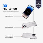 Premium Clear Case with Aluminium Stand iPhone 14 Pro