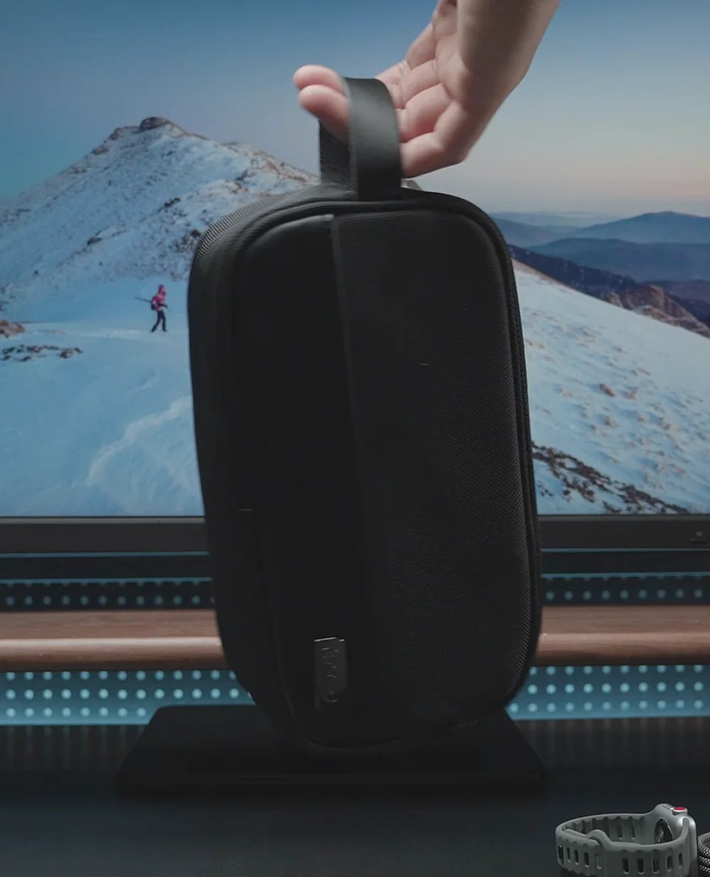 Black Vault Tech Kit Organiser Bag with lock