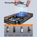 Wooden Frameless Armoured Case with Kickstand - Black