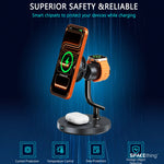 Spacething Mag Fusion 3-in-1 Wireless Charger - Black