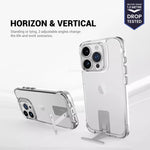 Premium Clear Case with Aluminium Stand iPhone 14 Pro