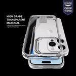 Premium Clear Case with Aluminium Stand iPhone 14 Pro