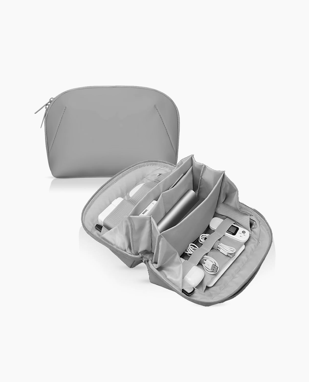 Grey Vault Tech Kit Organiser Bag