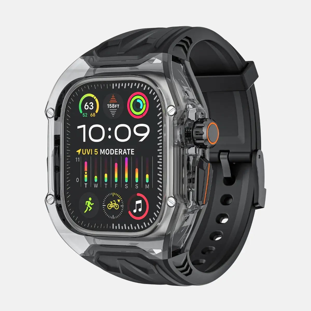 Crystal Clear Edition - Black - 44/45mm