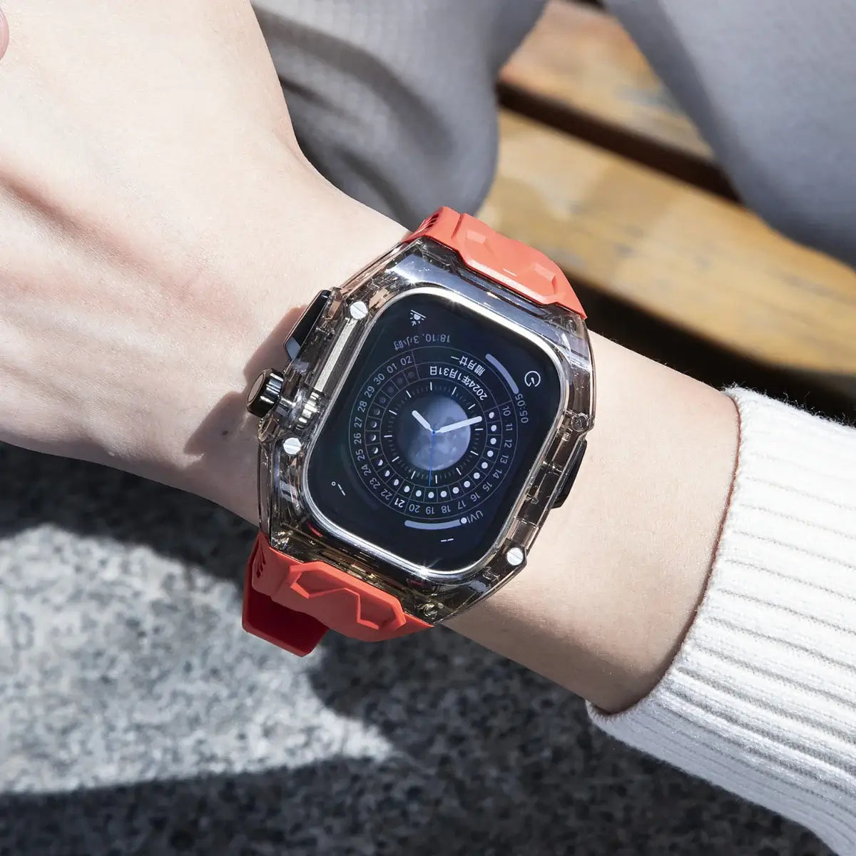 Crystal Clear Edition - Red 46MM