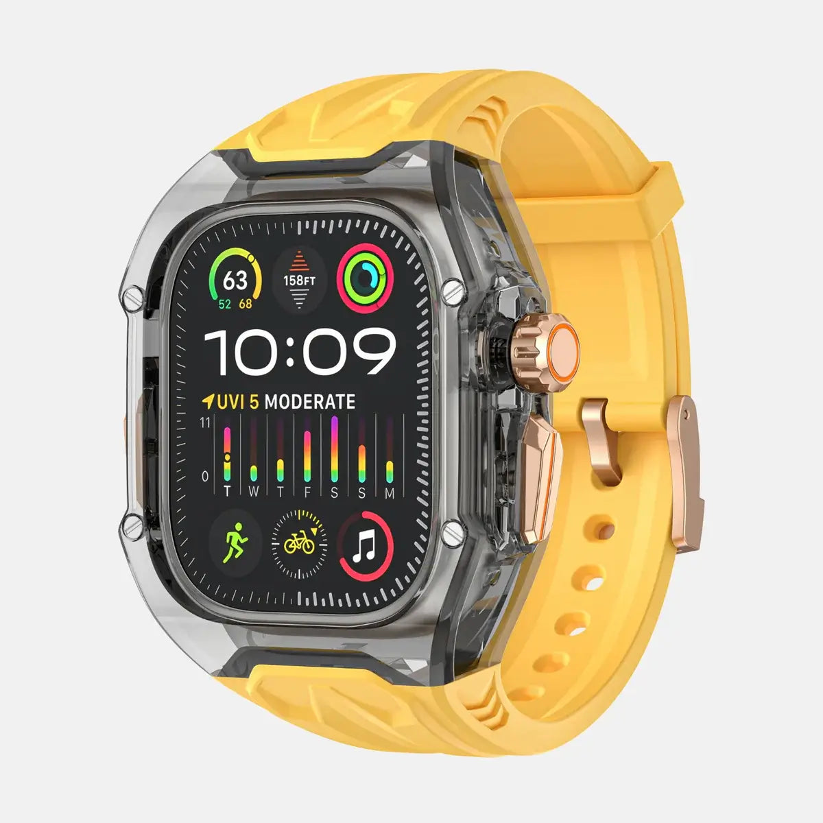 Crystal Clear Edition - Yellow 46 MM