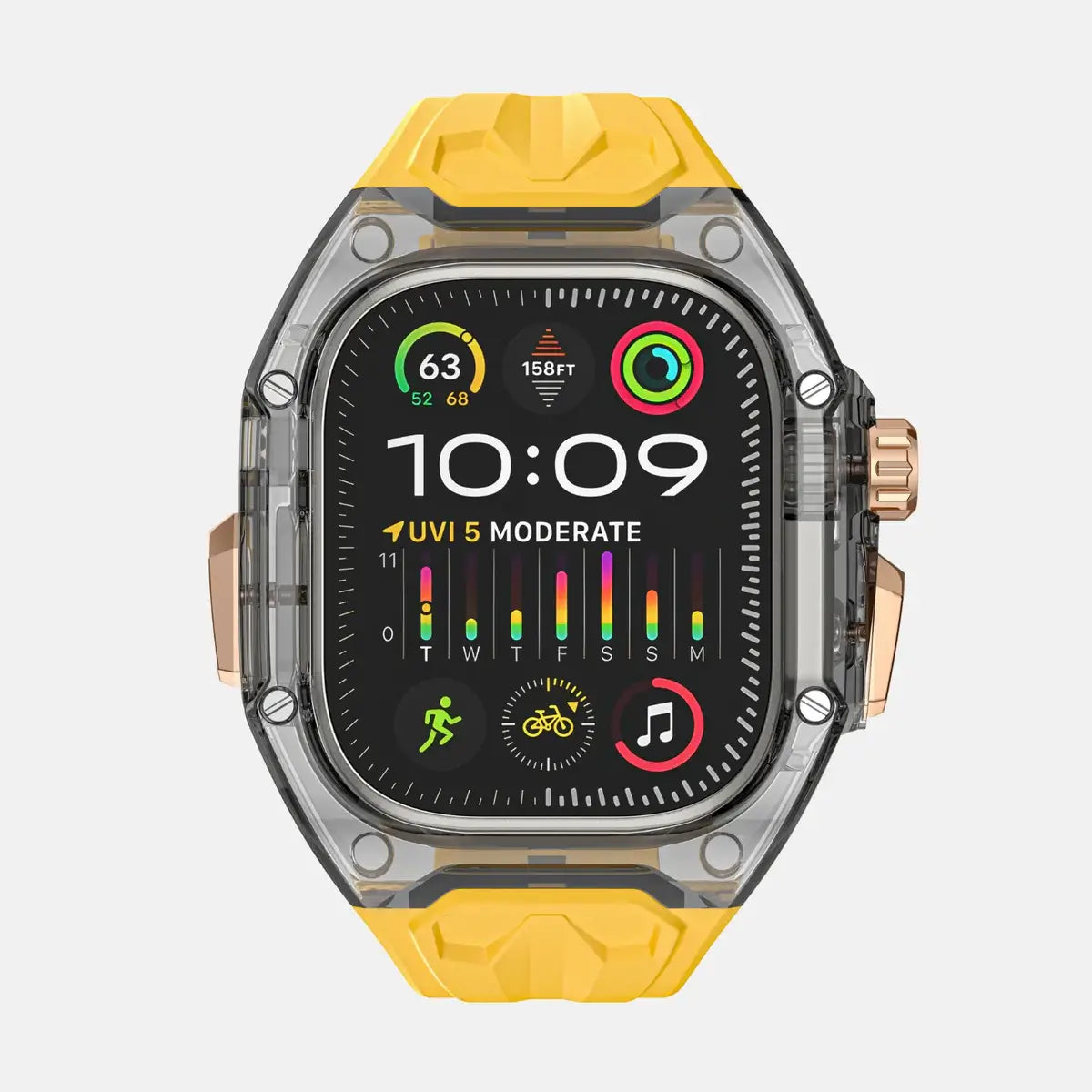Crystal Clear Edition - Yellow 46 MM