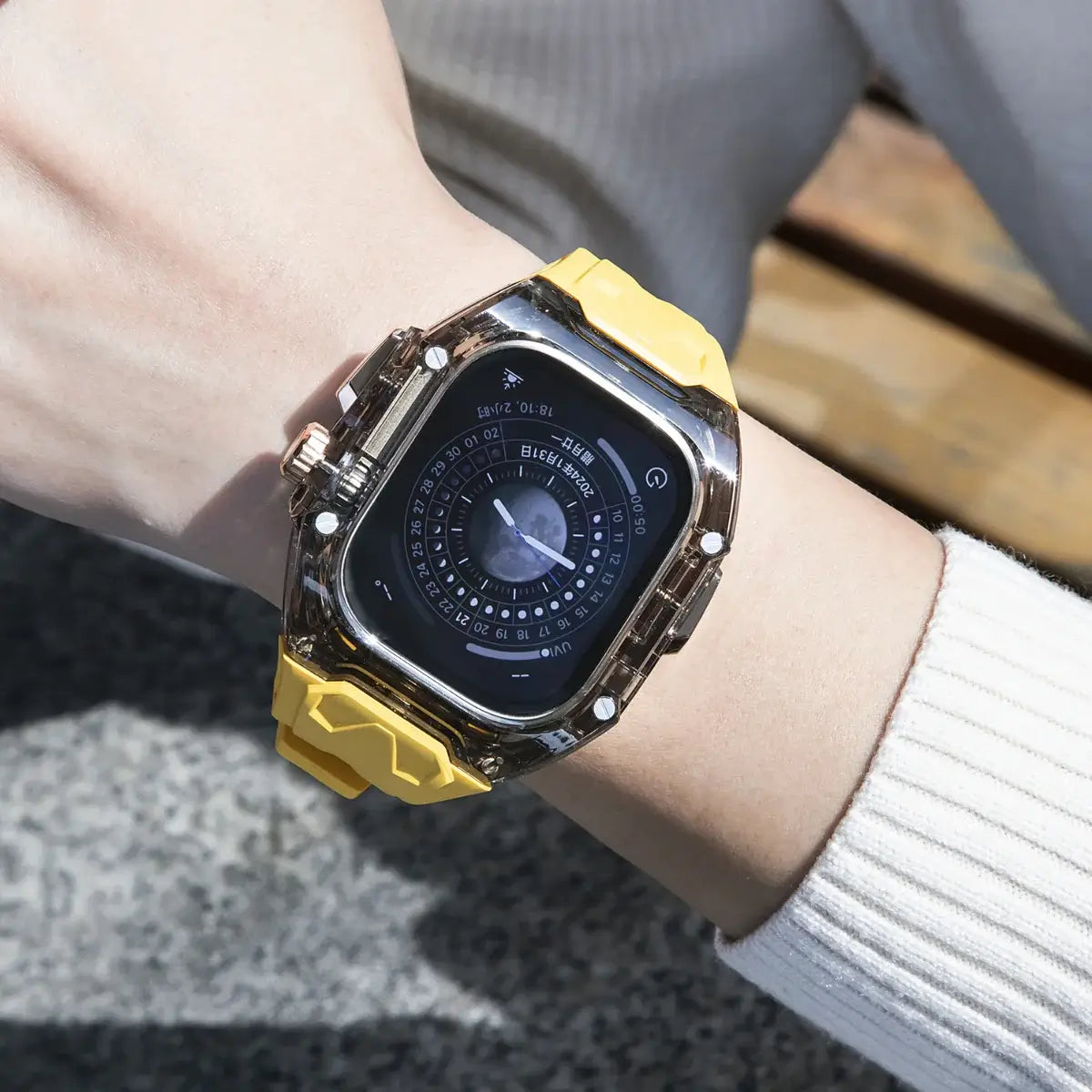 Crystal Clear Edition - Yellow 46 MM