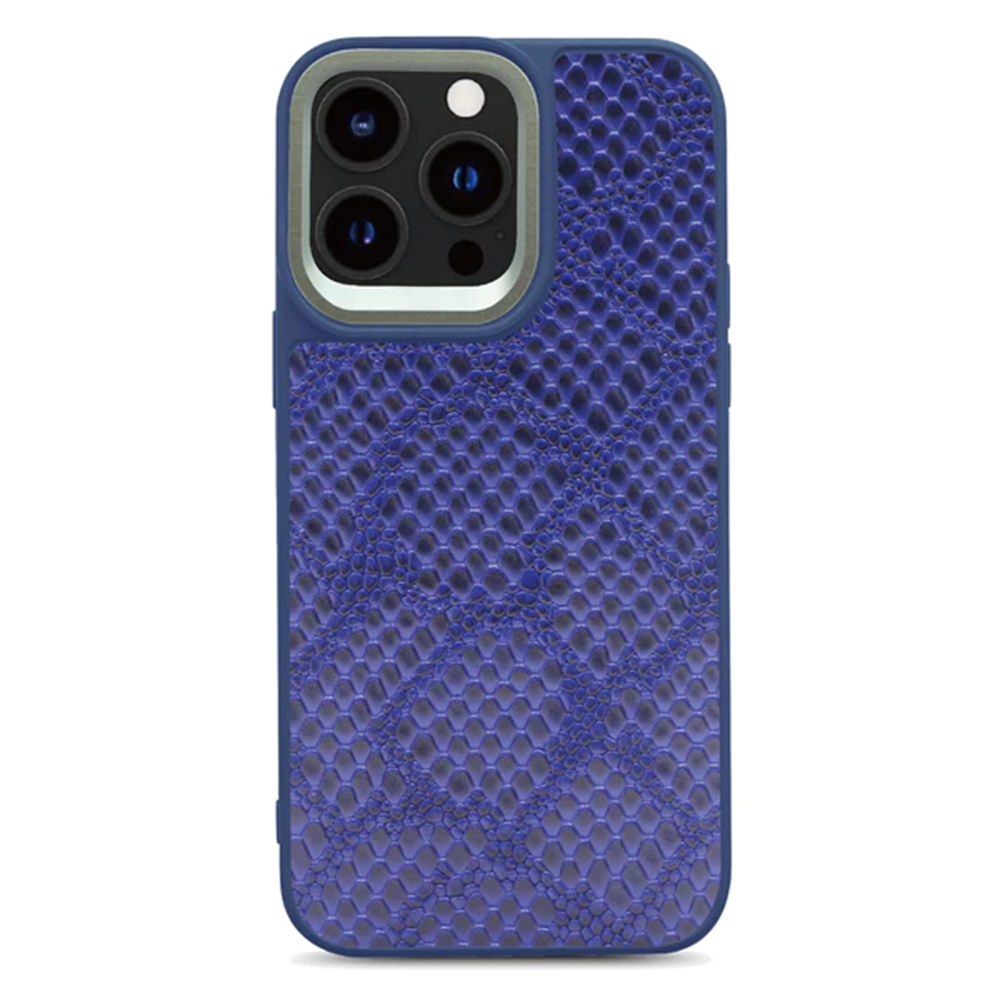 Complex Lizard Back Case - Blue