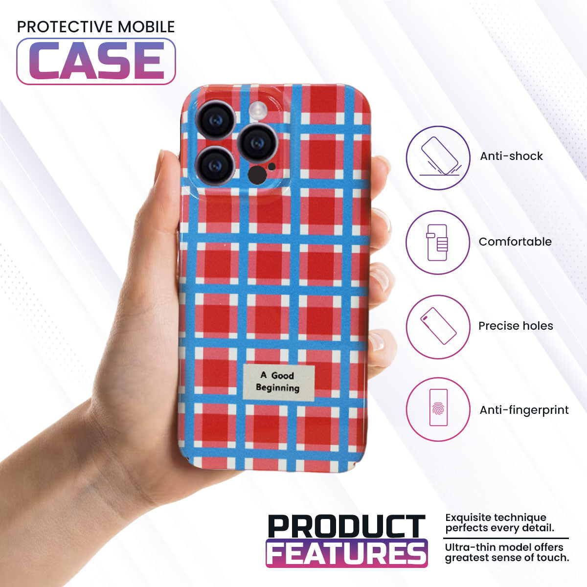 iPhone Pink Matchbox Printed Case