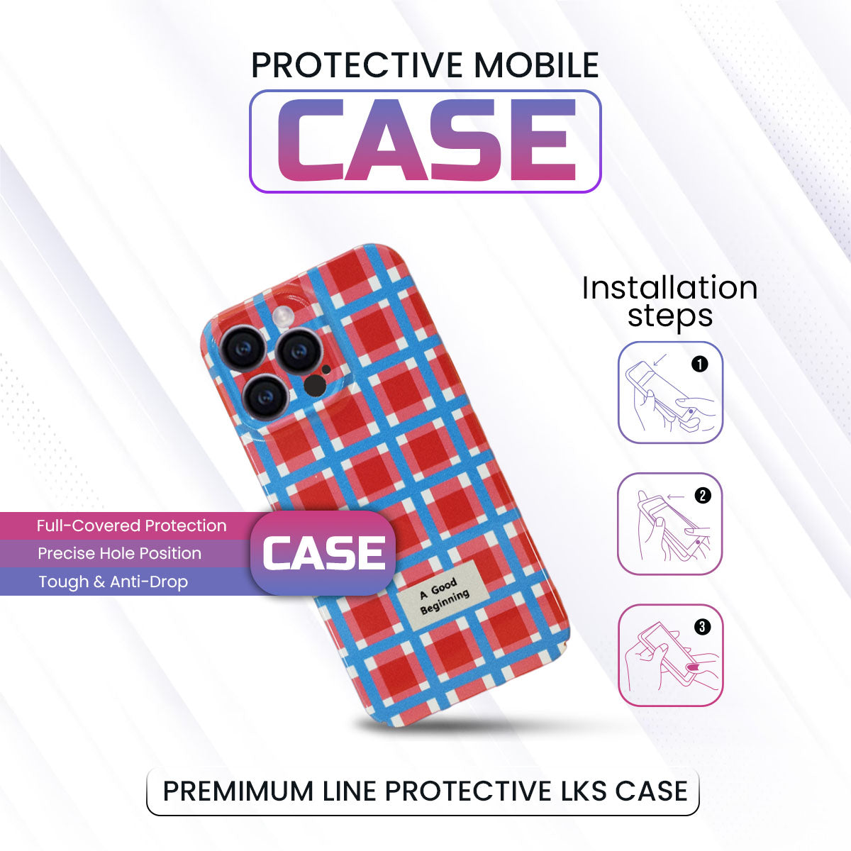 iPhone Pink Matchbox Printed Case