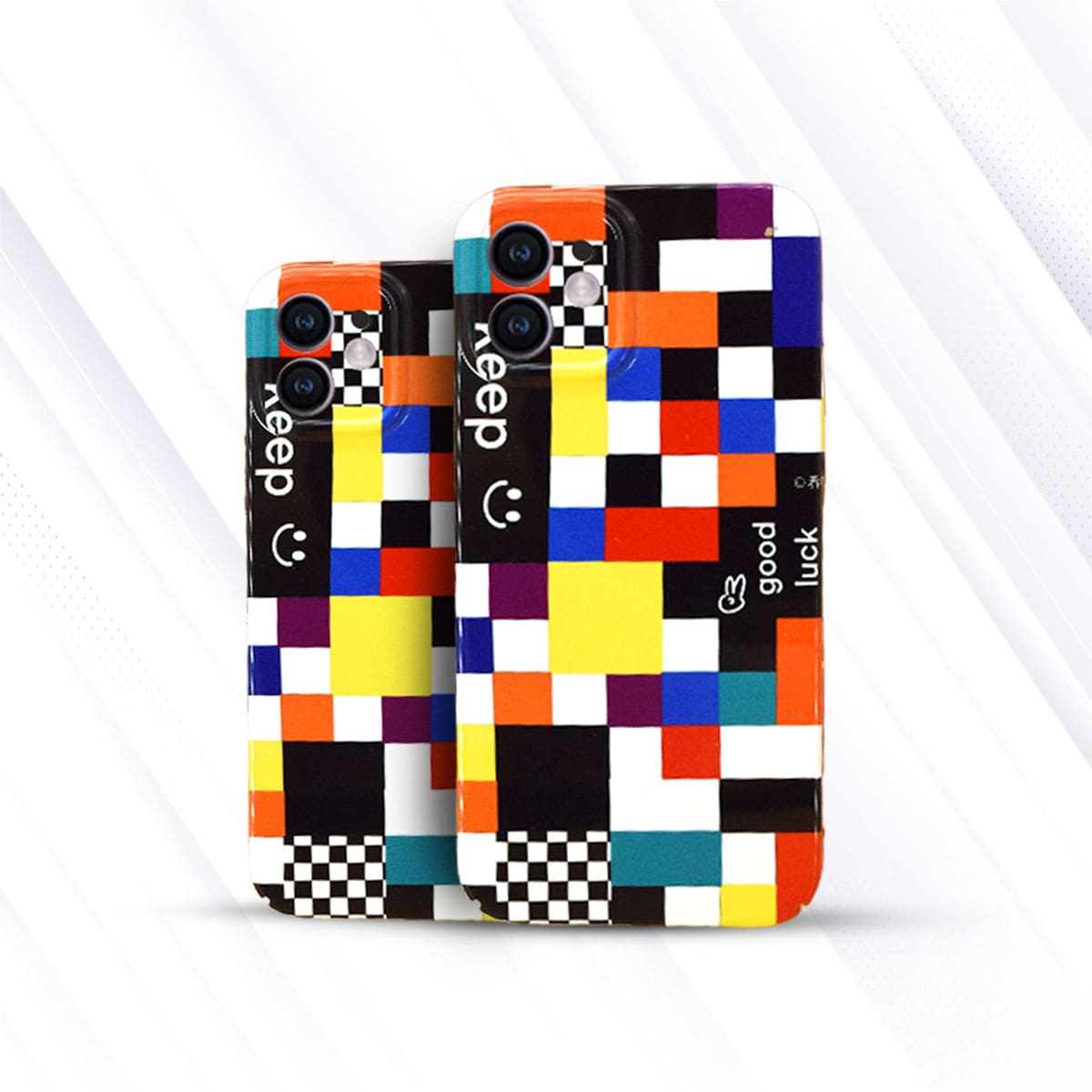 iPhone Multicolor Printed Case