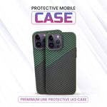 iPhone Carbon Cover - Green & Black iPhone 12