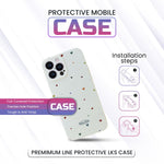 iPhone Mini Heart Printed Case