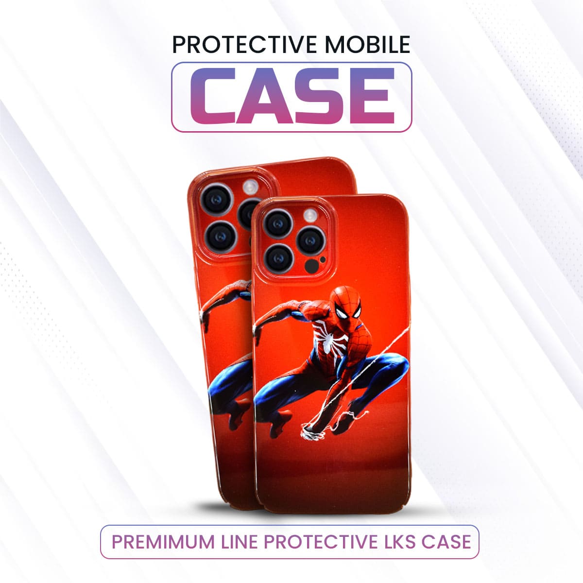 iPhone Spiderman Printed Case