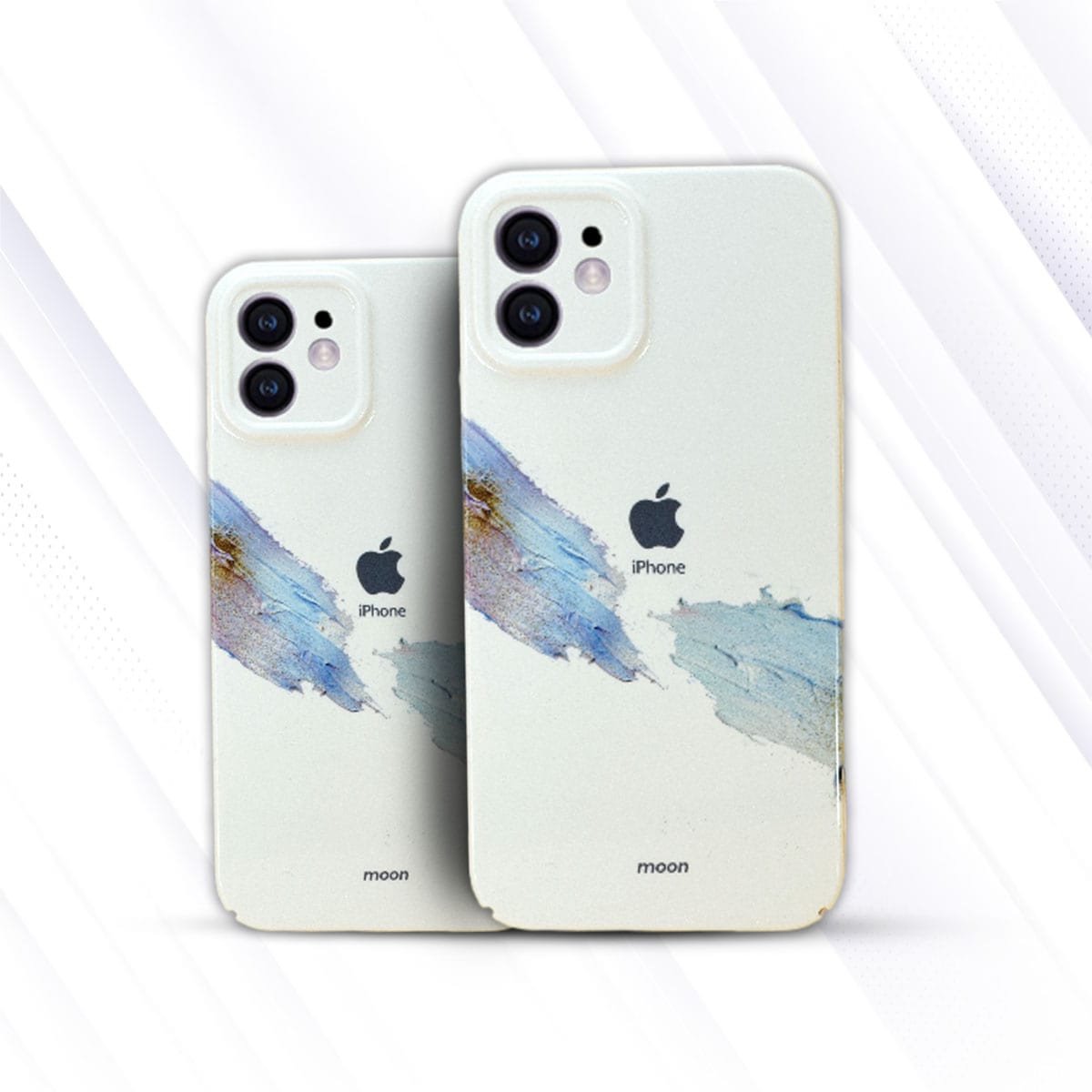 iPhone Apple Moon Printed Case