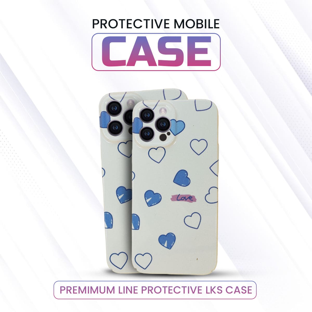 iPhone Heart Style Printed Case