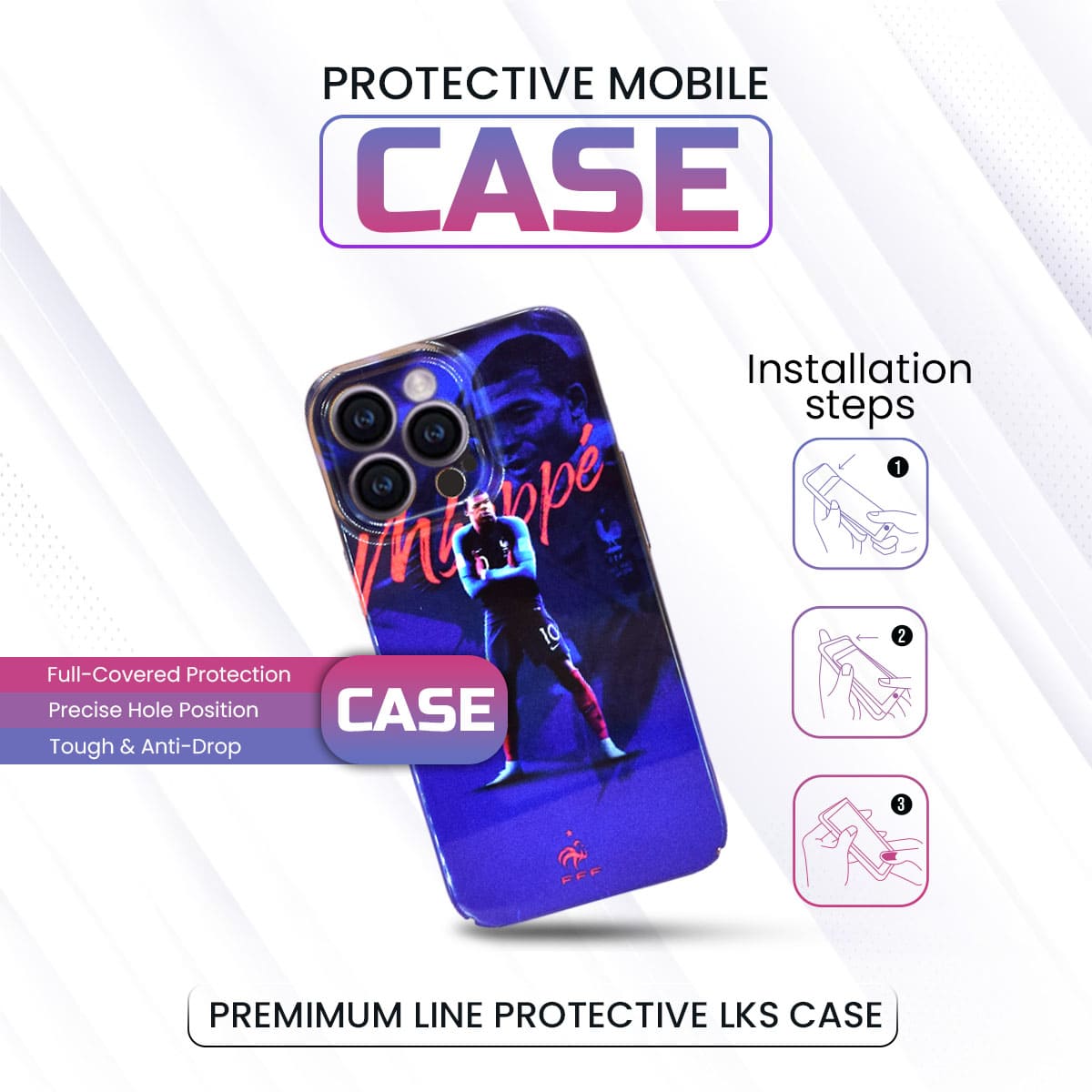 iPhone Mbappe Printed Case