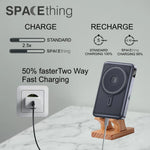 SPACEthing Luzern Magsafe Wireless PowerBank 10000mAh with Wires 5-in-1